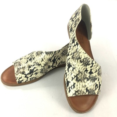 1 state celvin leather slide sandals