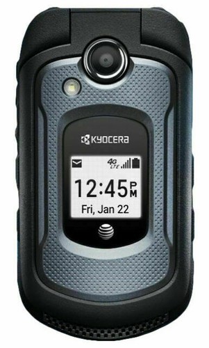 Kyocera DuraXE 4G VoLTE E4710 8 GB - Black (AT&T) Locked / Unlocked Flip Phone - Afbeelding 2 van 5