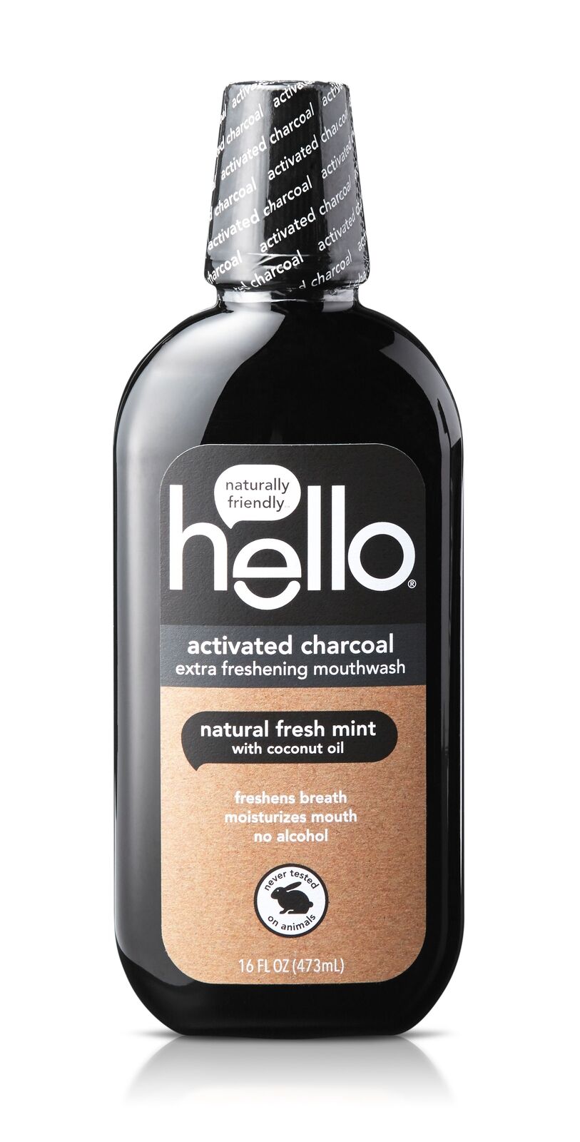 Жидкость для полоскания рта Hello Products с активированным углем Extra Fresh по 1 штуке на 16 унций