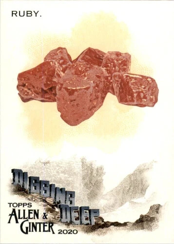 2020 Topps Allen & Ginter Digging Deep SP #DD-5 Ruby