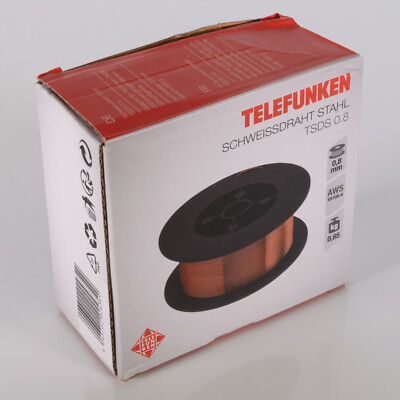 Telefunken Schweißdraht Stahl ( AWS ER70S-6 ) TSDS 0.8