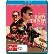 BABY DRIVER BLU-RAY NEW & SEALED, 2019 RELEASE, FREE POST