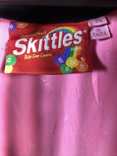 J H Skittles Coat Taste The Rainbow Multicolored Child Size M 7-8 - Picture 3 of 8