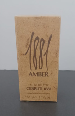 Cerruti 1881 Amber Eau de Toilette pour Homme 50 ml Spray Descatalogado