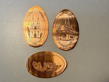 3 Quetschmünzen Elongated Colin Prägemünze Souvenir Prägung Duderstadt