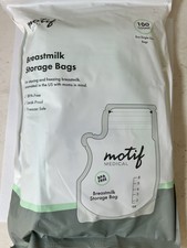 Motif Medical Breast Milk Storage Bags 8oz Single Use Bags 100 count BPA-FreeNEW
