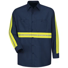 Red Kap SP14 Men's Long Sleeve Industrial Work Shirt