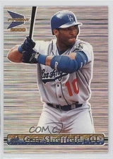 2000 Pacific Prism Silver Tinsel Gary Sheffield #76 b4d