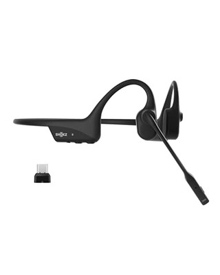 Shokz OpenComm2 UC 2025 Upgrade Business Earphones with USB-C Adapter Black
