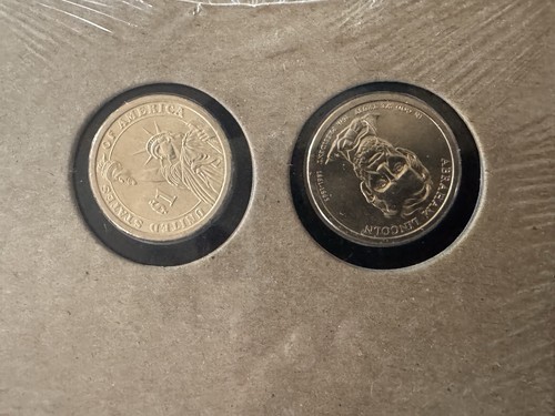2/TWO 2010 P & D US Mint Lincoln Presidential $1 Coin Cover Set Ist Day Minting - Picture 9 of 15