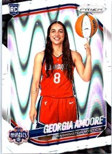 2025 Panini Prizm WNBA #140 Georgia Amoore White Seismic
