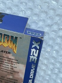 Doom Sega Mega Drive 32X Asian PAL Version Blue Box Complete In Box Asia!