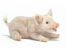 11 Inch Handcrafted Penelope Pig Plush Stuffed Animal by Hansa