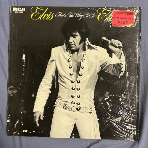 Elvis Presley That's The Way It Is LP Orange Label Flexi Vinyl LSP-4445 RCA