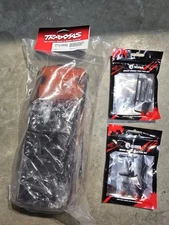 Traxxas Trx4m Orange Defender With Injora Aluminum Front And Rear Bumper