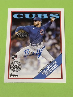 2023 Topps Series 1 Brandon Hughes 1988 35th Anniversary Auto RC Cubs #88BA-BH