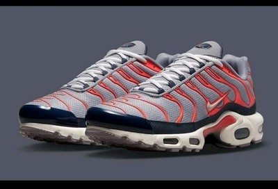 Nike TN 'Grey USA' Tuned 1 Air Max Plus TN DB0682 003 Cement Grey Summit Sz 11 