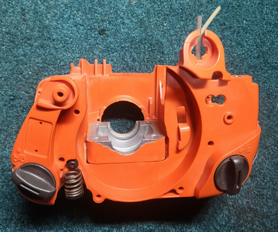 #ad #ad OEM HUSQVARNA CHAINSAW BOTTOM END WITH CHAIN OIL TANK $45.00