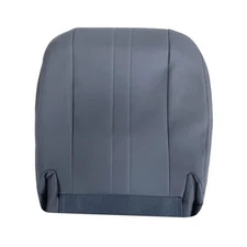  Driver or Passenger Side Bottom Replacement Microfiber Leather Pewter Gray