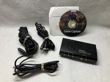 Roxio GameCap HU348-E Game Capture Device w/ Cables  Software Disc Tested