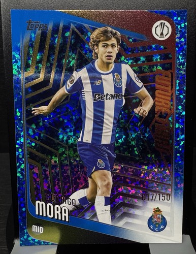 Rodrigo Mora 2025-26 Topps UEFA Club Competitions - Future Stars Blue Foil #/150