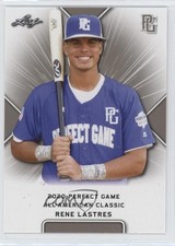 2020 Leaf Perfect Game All-American Classic Rene Lastres #19 1lq2