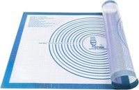 Silikon Backmatte 71X51 Cm Antihafte Ausrollmatte FüR Teig Und Fondant, Blau