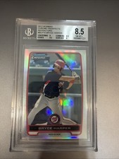 2012 Bowman Chrome Prospects  Bryce Harper Rookie RC #BCP10 Refractor BGS 8.5