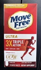 Schiff Move Free Ultra Triple Action Joint Supplement, 75 Tablets 04/2028