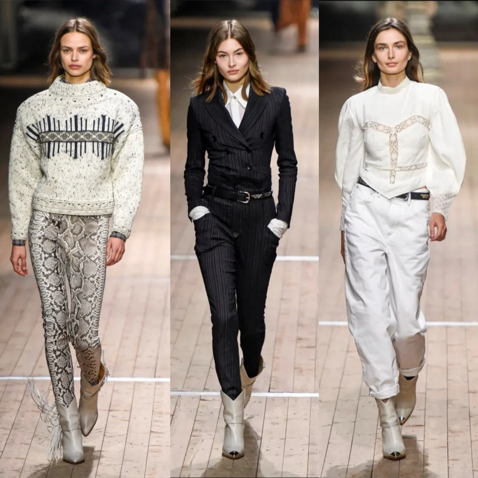 Botas de cuña Isabel Marant Lamsy Western - Talla 36 Foto 2 de 4