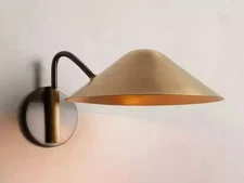 1950s Mid Century Swing Italian Diabolo Brass Wall Sconce Light Fixture Stilnovo