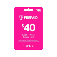  40 T-MOBILE   FAST REFILL DIRECT TO PHONE  RECARGA R PIDA DIRECTA AL TEL FONO