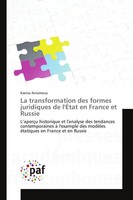 Ksenia Anisimova | La Transformation Des Formes Juridiques De L'ÉTat En...
