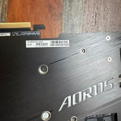 Gigabyte AORUS GeForce RTX 3070 Master 8GB GV-N3070AORUS M-8GD Rev 2.0 Tested
