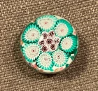 Vintage Murano Miniature Art Glass Millefiore Paperweight