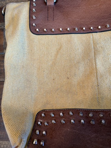 David Jones Schultertasche gelb Baumwolle und Kunstleder - Bild 2 von 22