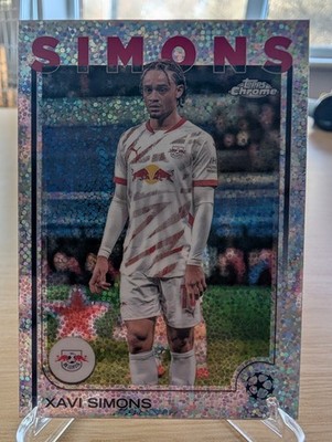 Xavi Simons RB Leipzig Sparkle Topps Chrome UCC 24-25