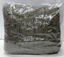 BRAND NEW Pottery Barn Cozy Cloud Handcrafted KING/CAL KING Quilt~Loden Green