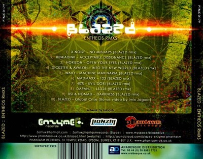BLAZED (RAP) - ENTHEOS: REMIXES NEW CD
