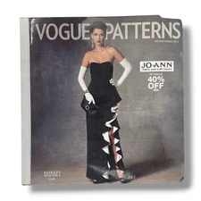 Vogue Patterns Counter Catalog Winter Holiday 2014 JoAnn Fabric Badgley Mischka