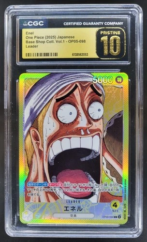2025 ONE PIECE JP ENEL LEADER OP05-098 CGC 10 PRISTINE U PT