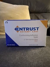 Entrust Ostomy Care Conforming Adhesive Seals 2-inch Skin Barrier Ring Thin, 17