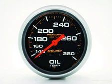 Autometer 5443 Pro-Comp Oil Temperature Gauge, 2-5/8", 140-280 F, Liquid Filled