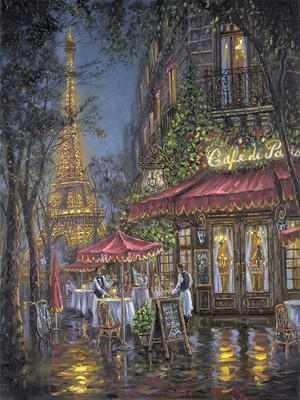 Chart Needlework Craft DIY Counted Cross Stitch Patterns-Toast to Paris
