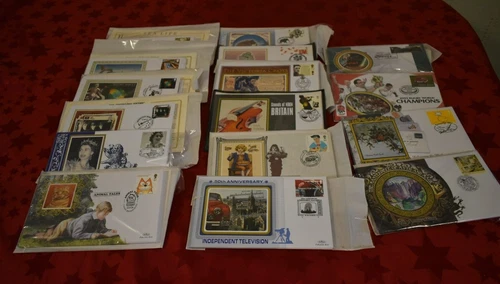 Benham Silk GB First Day Covers, 2004, 2005, 2006, 2007, Sold in Sets