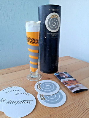 RITZENHOFF, BEER GLASS - BEER GLASS - BEER GLASS - ROLF HEIDE 1998
