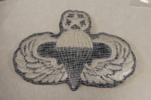 Paratrooper Parachutist Jumpmaster Large Jacket Patch Army Patch - Picture 2 of 2