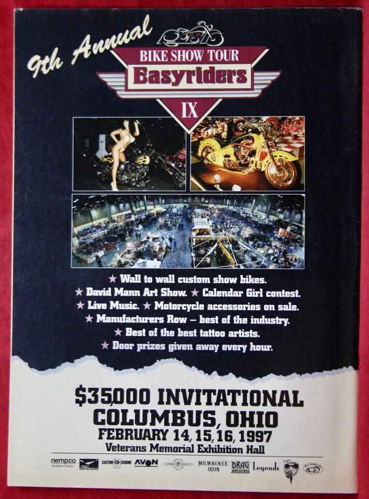 Biker Magazine by Easyriders #144 March 1997 Near Mint Condition | eBay
