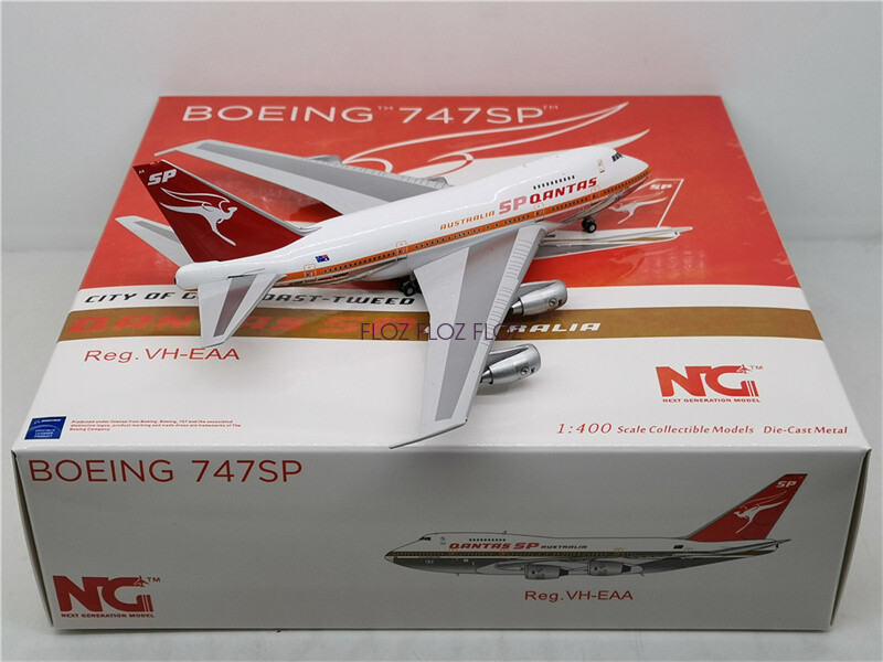 Jcwings カンタス航空 747SP VH-EAA 1/400 Jcwings Qantas 747Sp