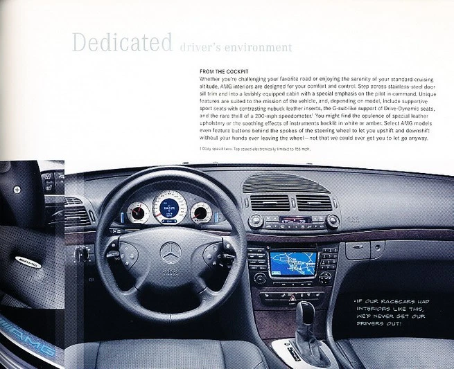 2004 Mercedes Benz AMG 32-page BIG Brochure Catalog E55 C32 S55 SL55 G55 CL55 - Imagem 2 de 4